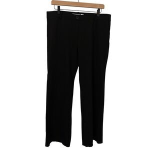 Betabrand Pants Womens XL Black Straight Leg Stretch Dress Slacks Office Wear